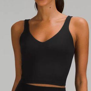lululemon Align Ribbed Tank Top Size 6 Black Ribbed Nulu NEW WITH TAGS